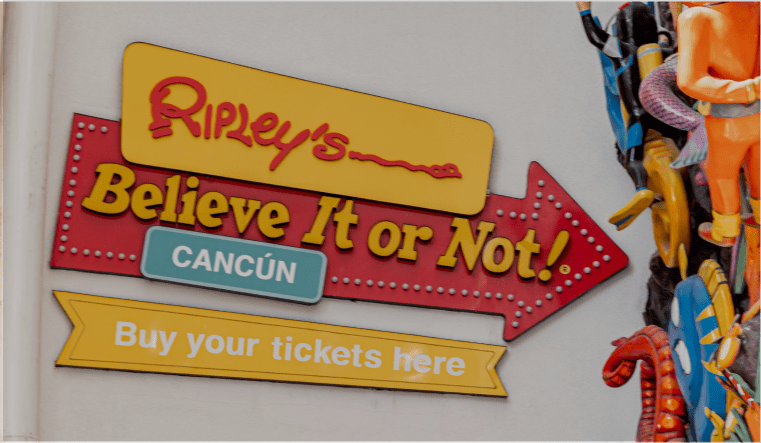 RIPLEYS BELIEVE IT OR NOT! en cancún